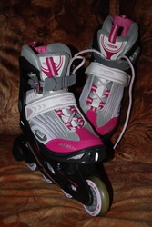 продам детские роликовые коньки hy skate junior для девочки